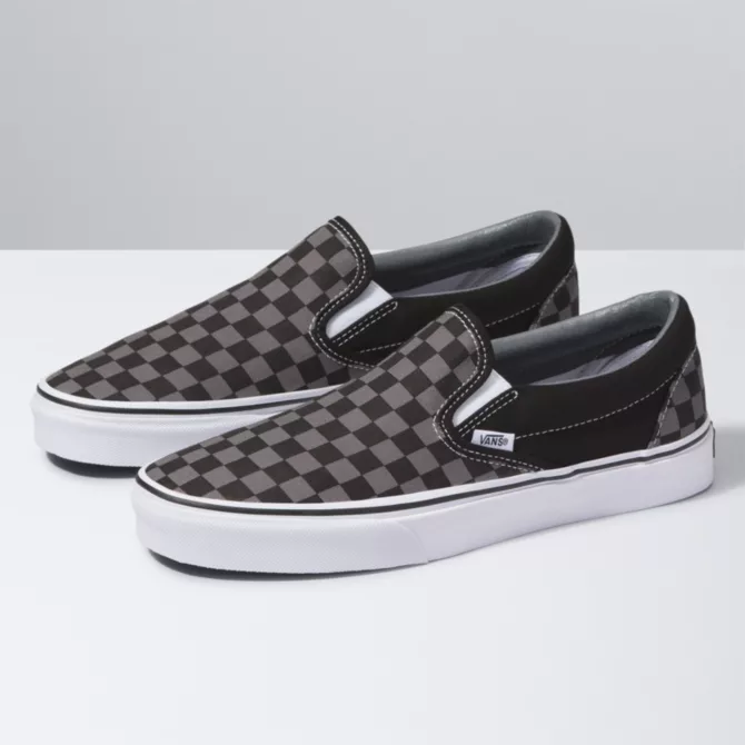 Vans slip outlet on sidewall checkerboard