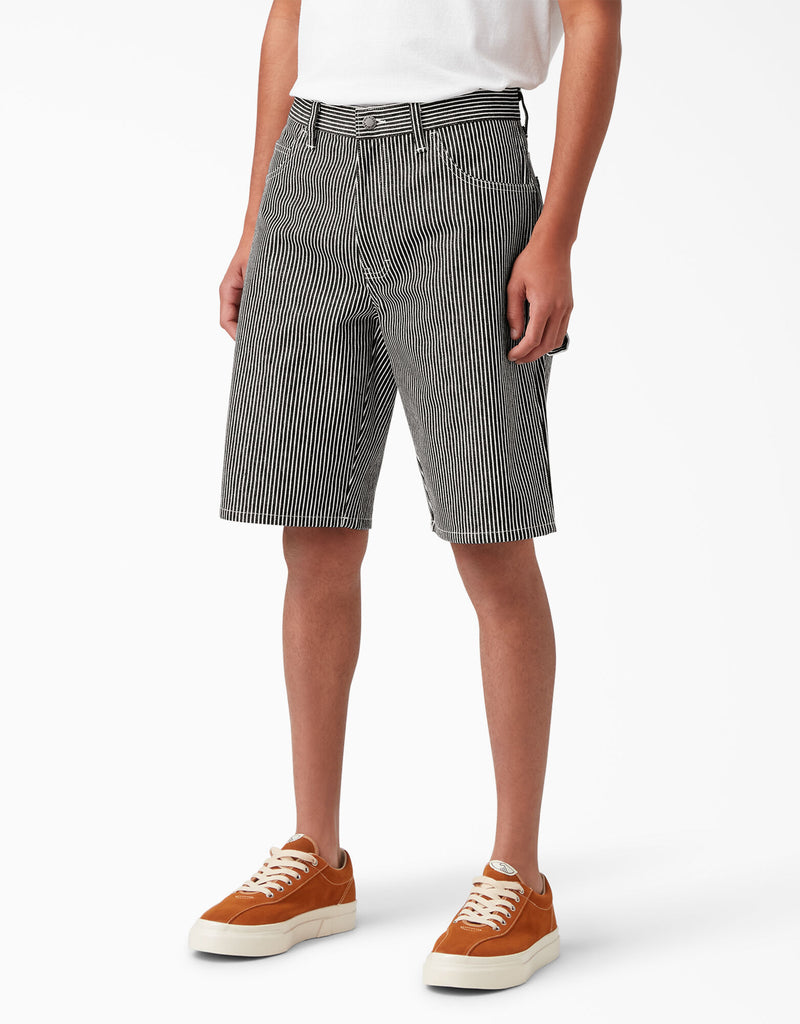 Dickies - Hickory Stripe Shorts - White Hickory Stripe – Change